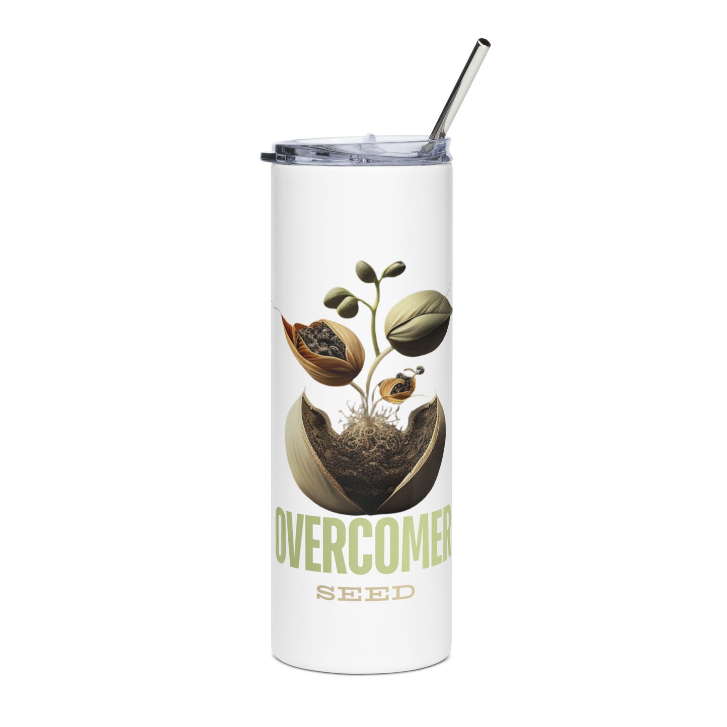 Overcomer Seed custom stainless steel tumbler