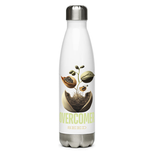 Overcomer Seed custom stainless steel water bottle