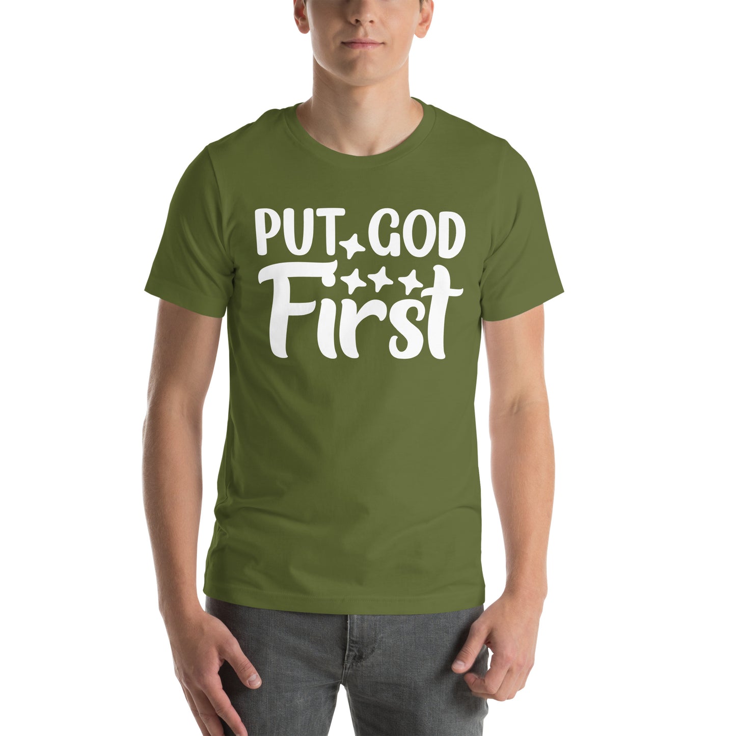 Put GOD First! Unisex t-shirt