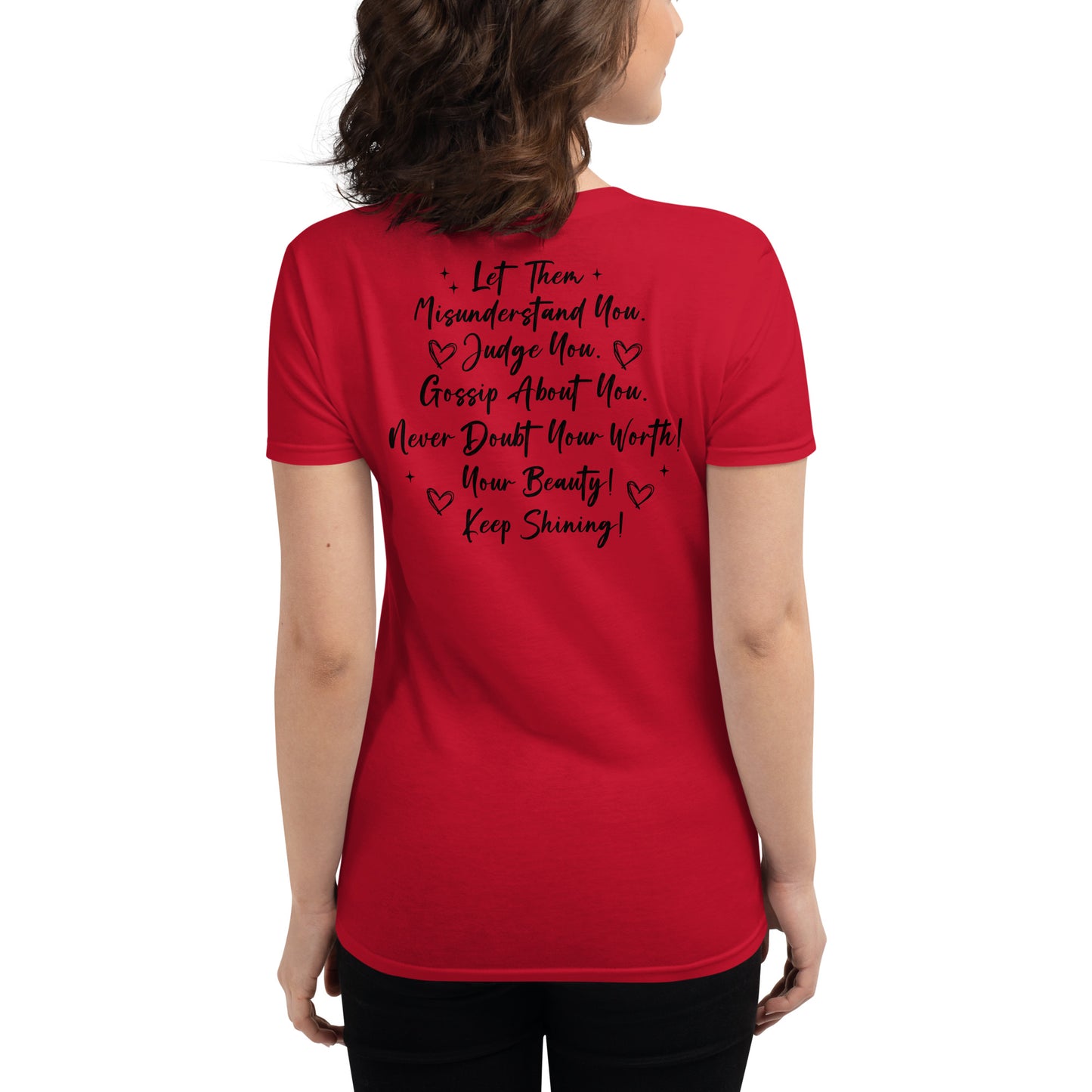 Let them Women's short sleeve t-shirt